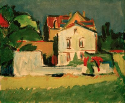 The White House (Moritzburg House) by Ernst Ludwig Kirchner